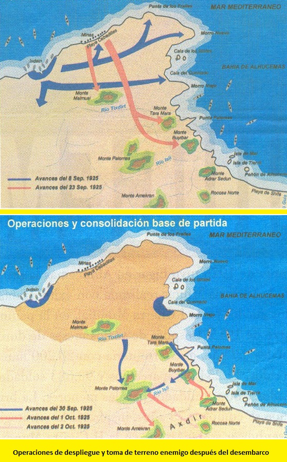 operaciones alhucemas desembarco